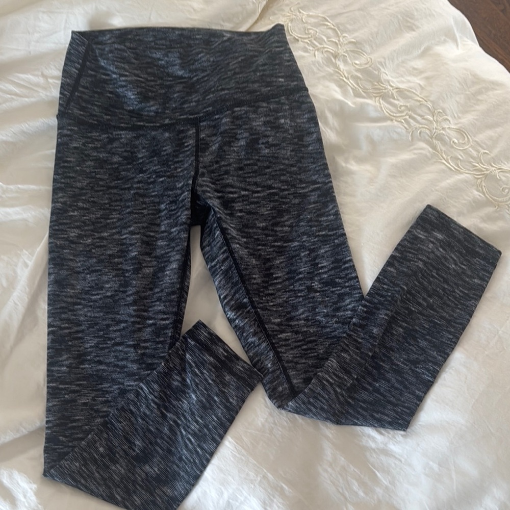 Lululemon Black Heathered Leggings